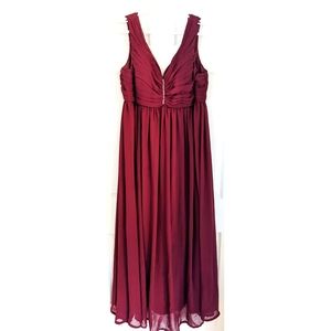 Azazie Cabernet Bridesmaid dress